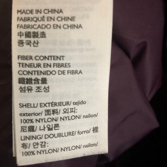 Eddie Bauer Womens Jacket Purple Luna Peak Water Resistant Down Parka EB550 S - Picture 6 of 14